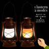 2 Modes Vintage Flame Lantern With Timer and Remote - Abamericabrand