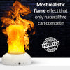 Latest Edition LED Flame Effect Light With Timer and Remote - Abamericabrand