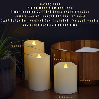 Flame-less Candles Pack - Abamericabrand