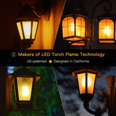 2 Pack LED Flame Light Bulbs - Abamericabrand